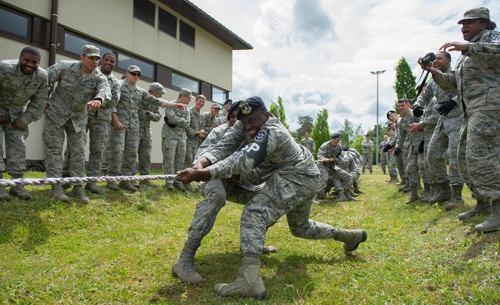 Airmen participate in Battle of the Badges