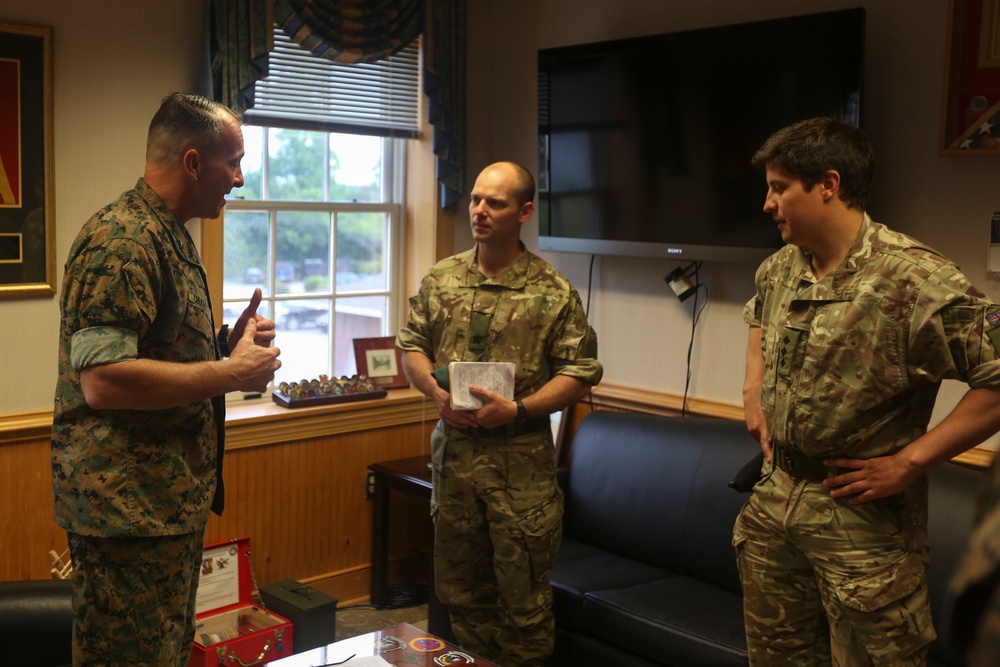 UK Royal Army officers participate in MEFEX 2016