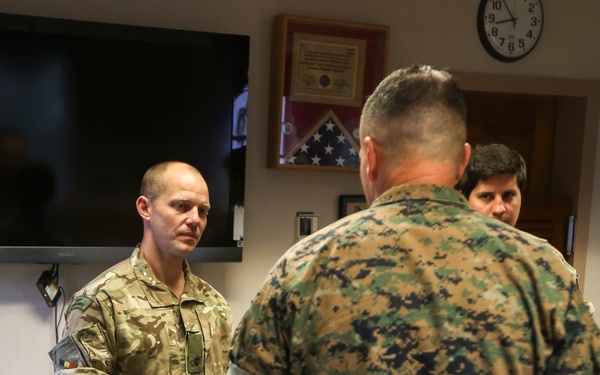 UK Royal Army officers participate in MEFEX 2016