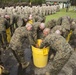 Marine recruits practice chemical warfare defense on Parris Island