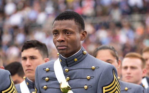 West Point Cadet Sheds Tears of Joy at Graduation