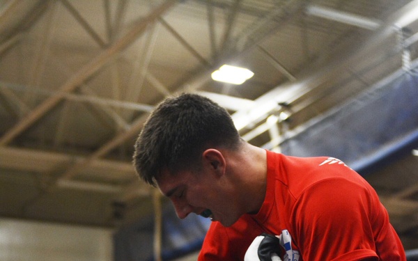 Paratroopers face-off during All American Week 2016 Combatives Tournament finals