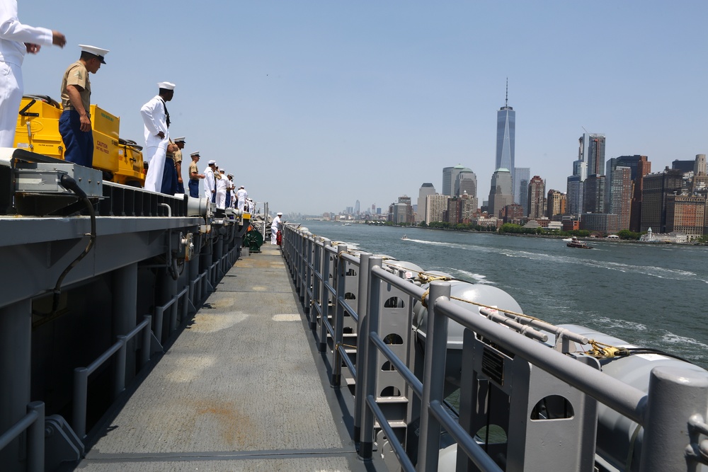 Fleet Week New York Parade of Ships