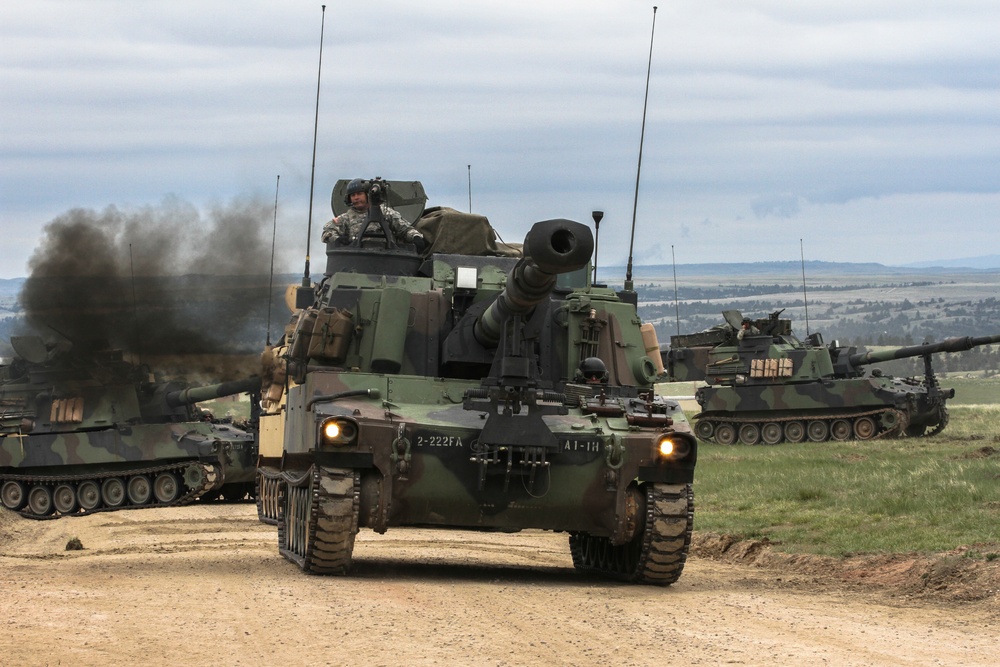 Operation Gunsmoke 2016, 65th Field Artillery Brigade, Camp Guernsey, Wyo.