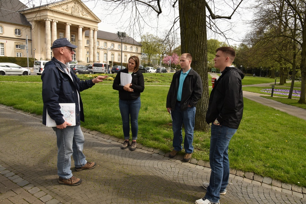 2016 Junior Enlisted Staff Ride &quot;Adaptable Leaders&quot; World War II Siegfriend Line Campaign Hurtgen Forest in the Eifel near Aachen, Germany hosted by CSM Sheryl D. Lyon