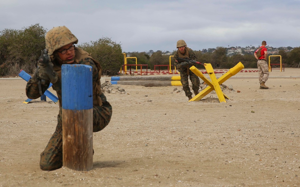 Co. B - Bayonet Assault Course