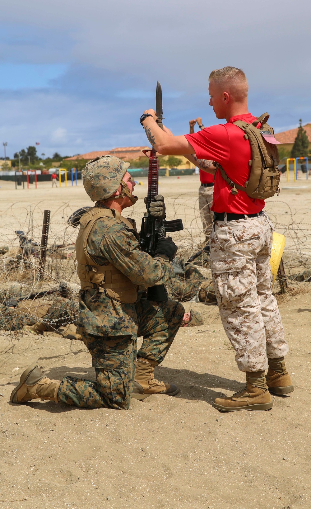 Co. B - Bayonet Assault Course