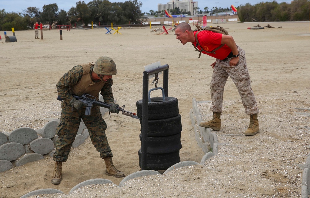 Co. B - Bayonet Assault Course