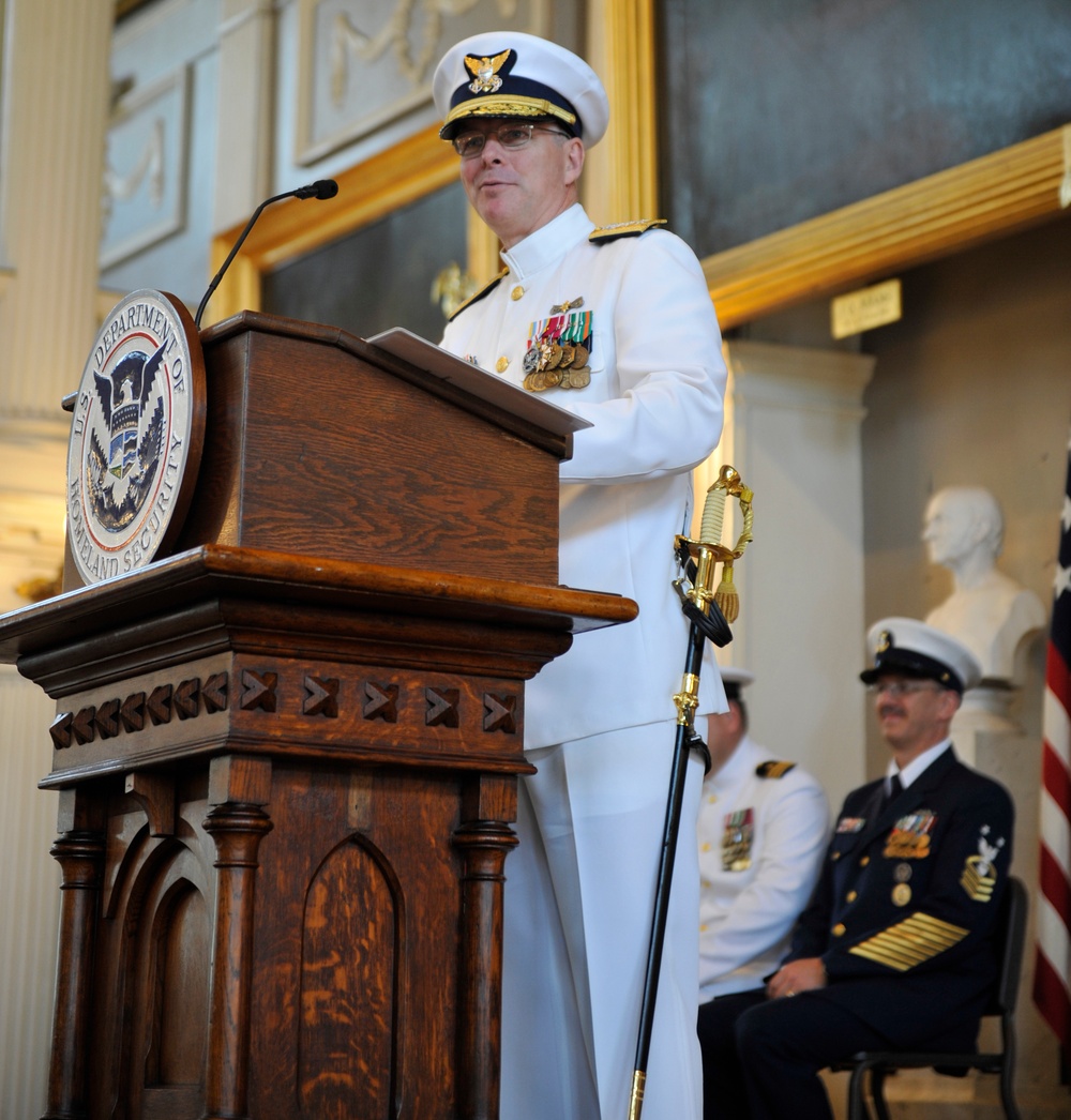 First Coast Guard District change of command