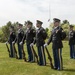 Vermont National Guard Honor Guard Stand at Parade Rest