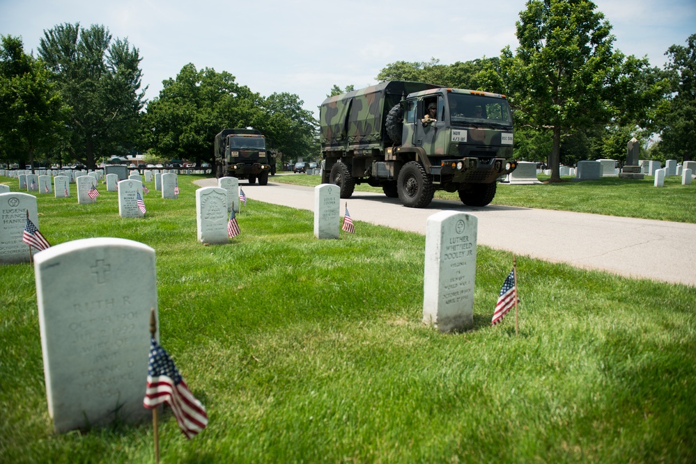 Flags-In at Arlington National Cemetery