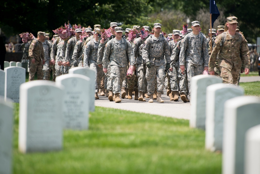 Flags-In at Arlington National Cemetery