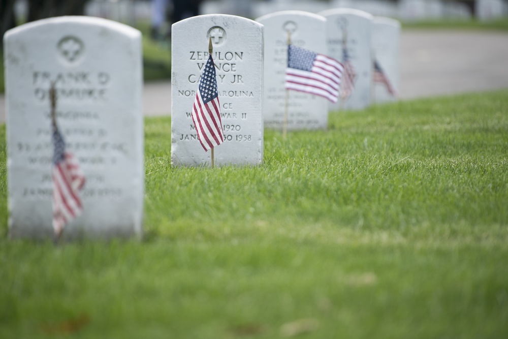 Flags-In at Arlington National Cemetery