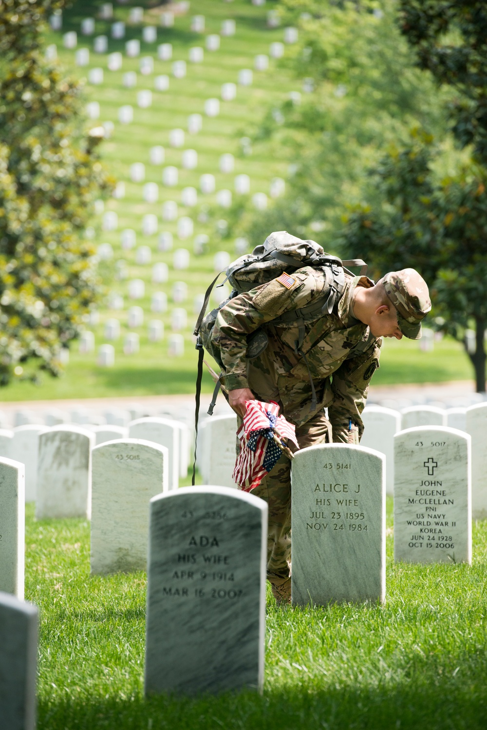 Flags-In at Arlington National Cemetery