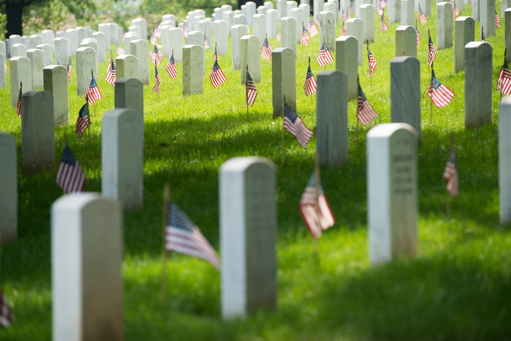 Flags-In at Arlington National Cemetery