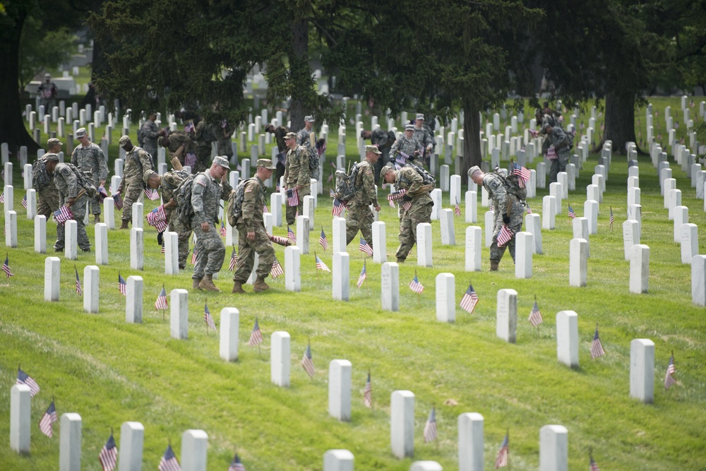 Flags-In at Arlington National Cemetery