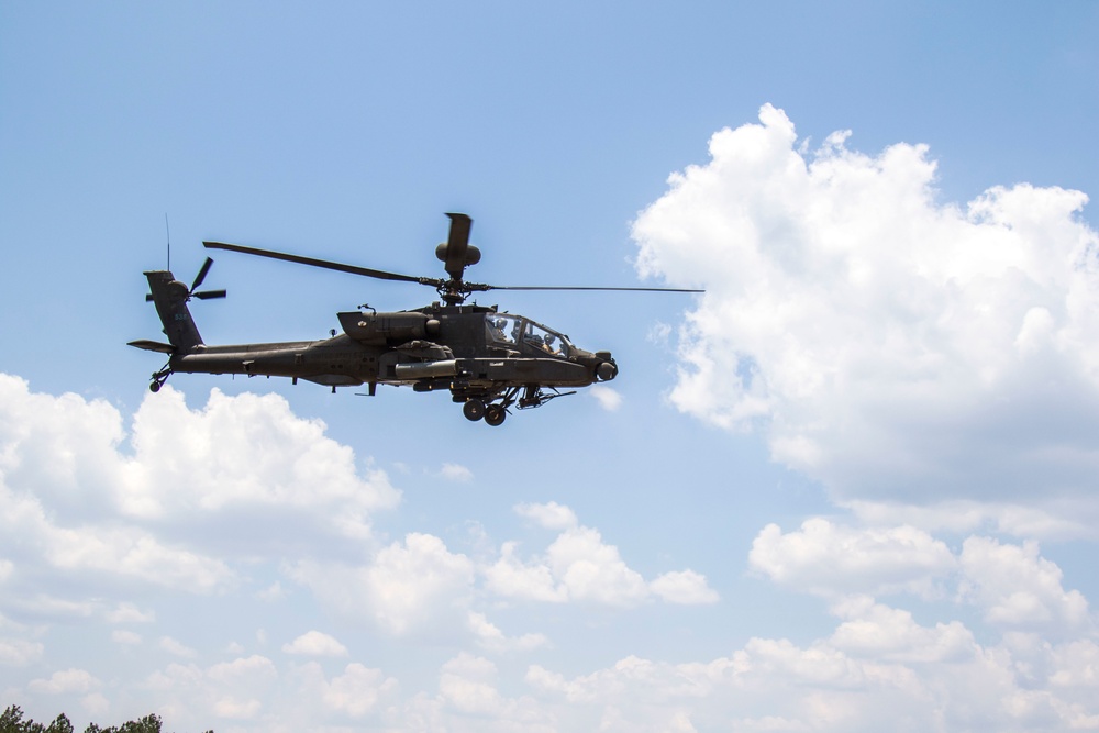The CAB Provides Rotary-Wing Support During Airborne Review