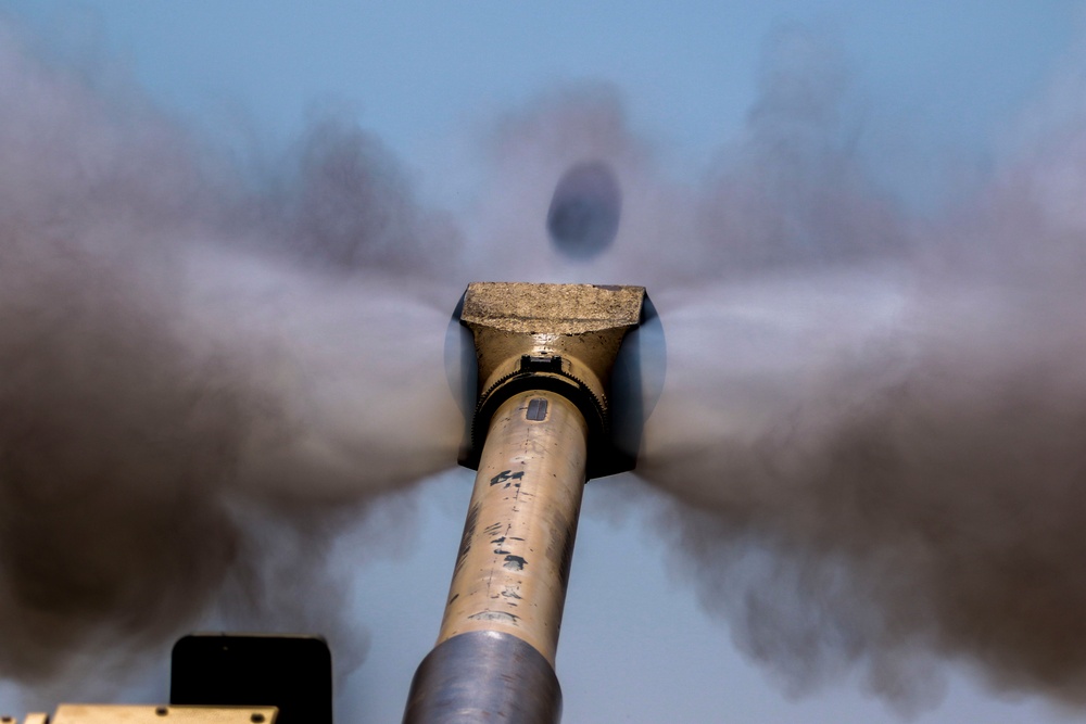 Slinging Rounds on Target During Airborne Review