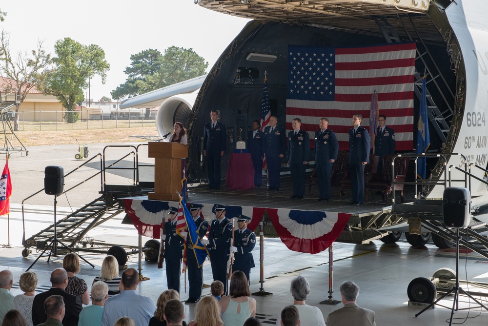 22nd Airlift Squadron’s Change of Command