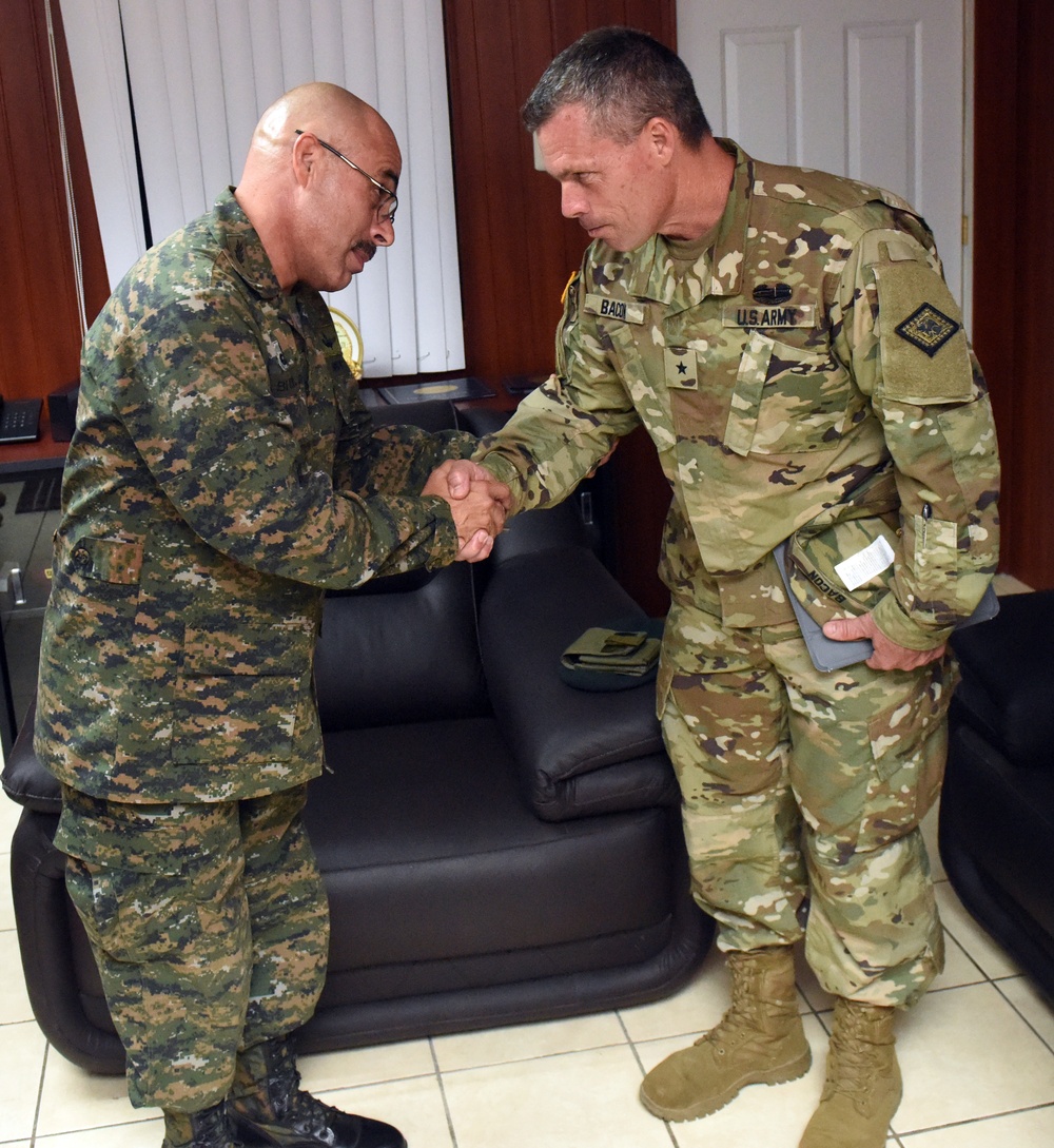 Brig. Gen. Bacon connects with service member and civilian alike