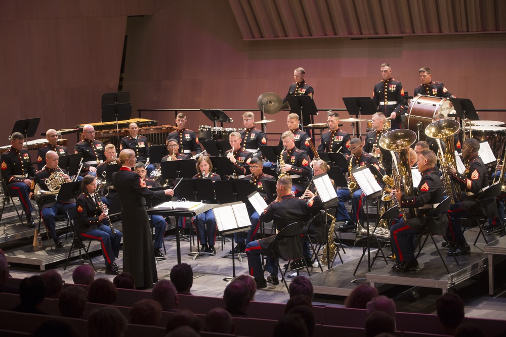 U.S. Marine Band performs for French Legion of Honor