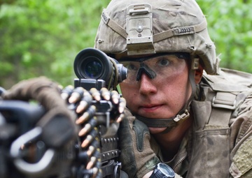 Eagle Troop conducts squad live fire exercise in Estonia