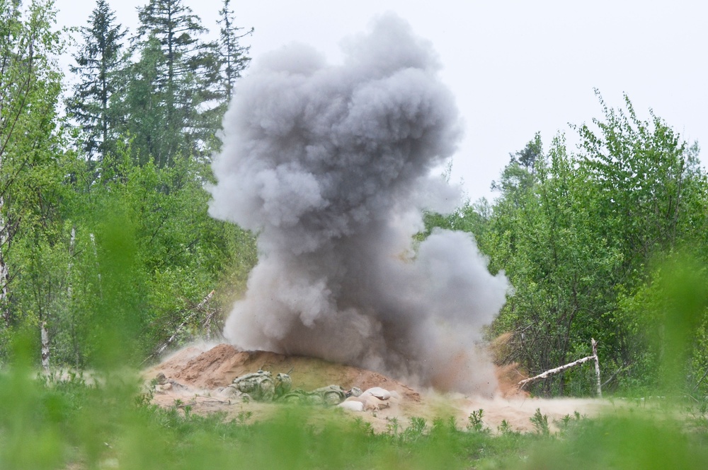 Eagle Troop conducts squad live fire exercise in Estonia