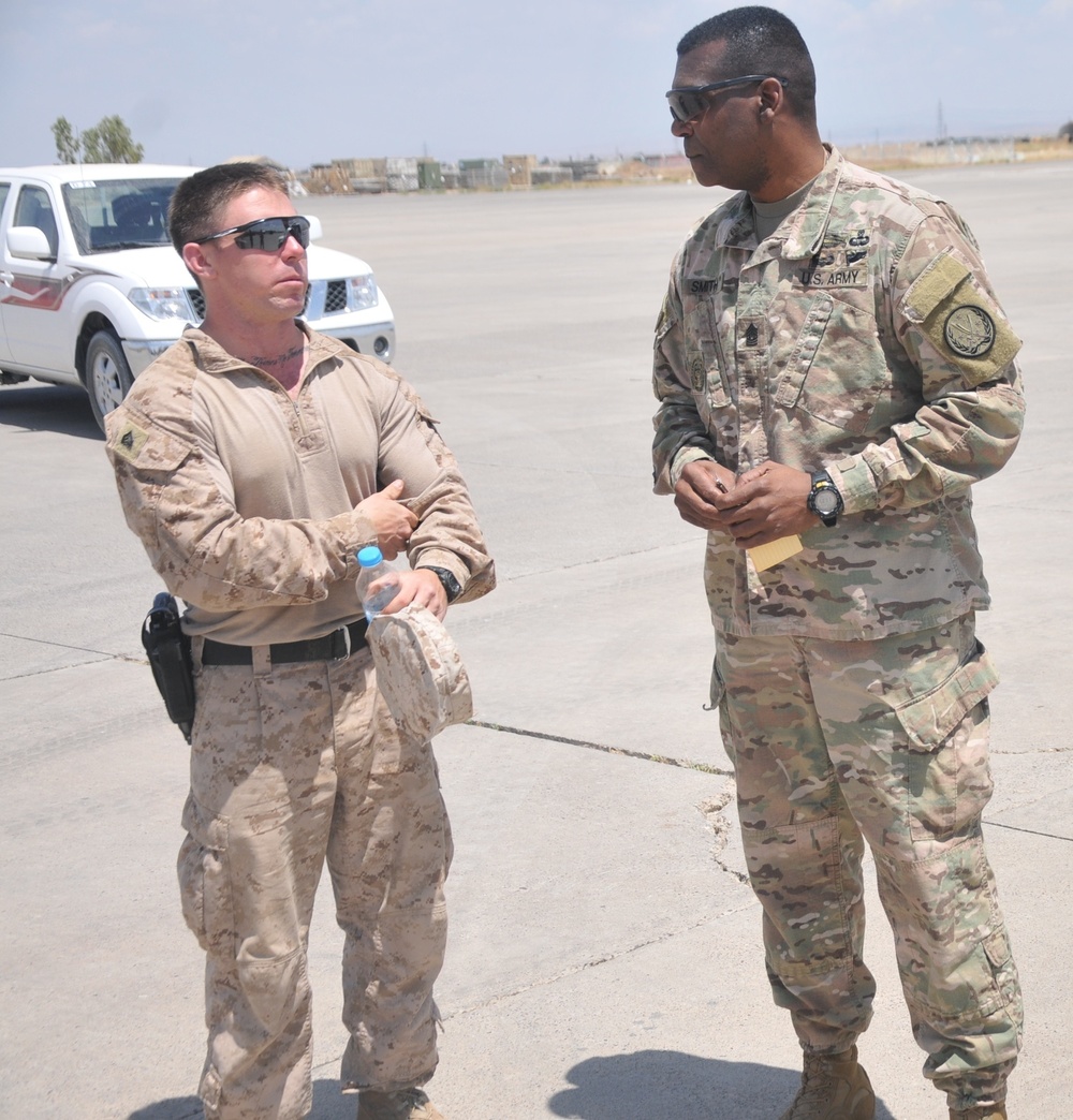 CJTF-OIR CSM visits Erbil, Task Force Strike