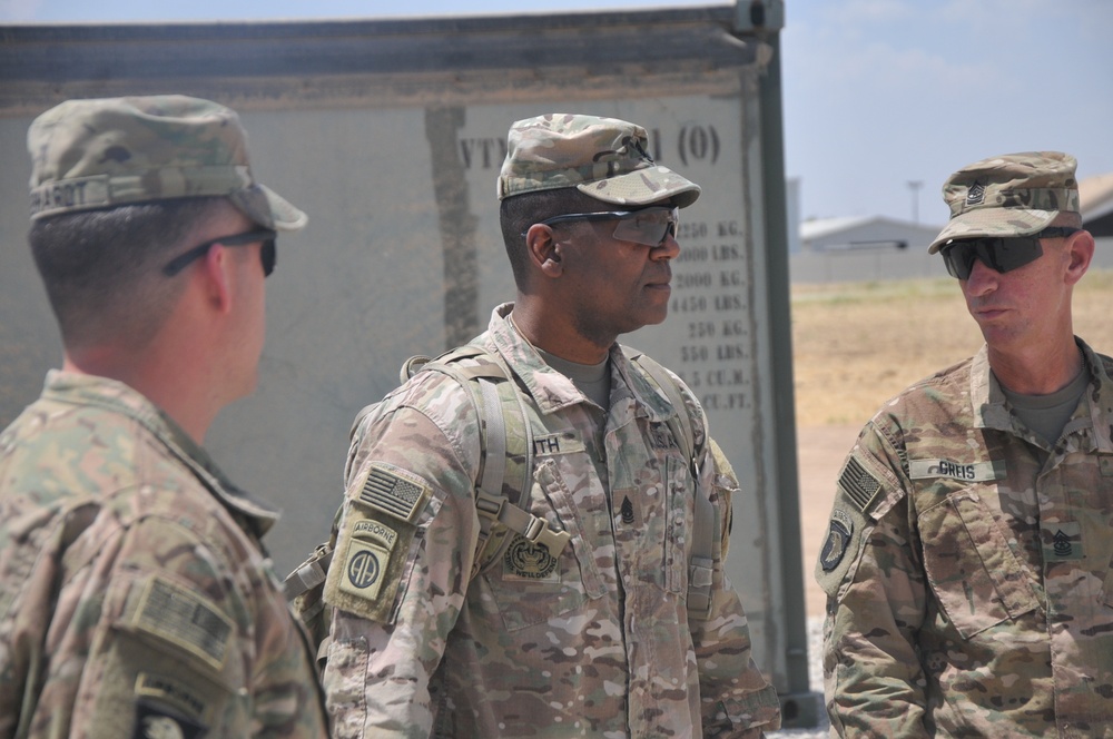 CJTF-OIR CSM visits Erbil, Task Force Strike