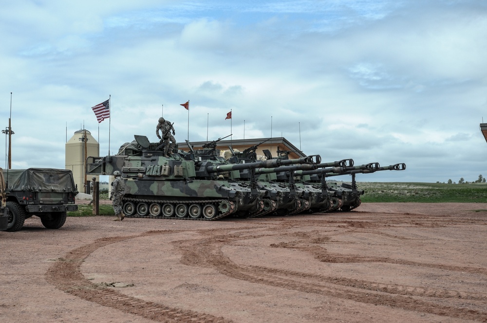 Operation Gunsmoke 2016, 65th Field Artillery Brigade, Camp Guernsey, Wyo.