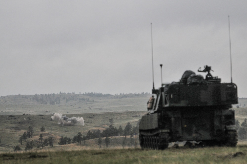 Operation Gunsmoke 2016, 65th Field Artillery Brigade, Camp Guernsey, Wyo.