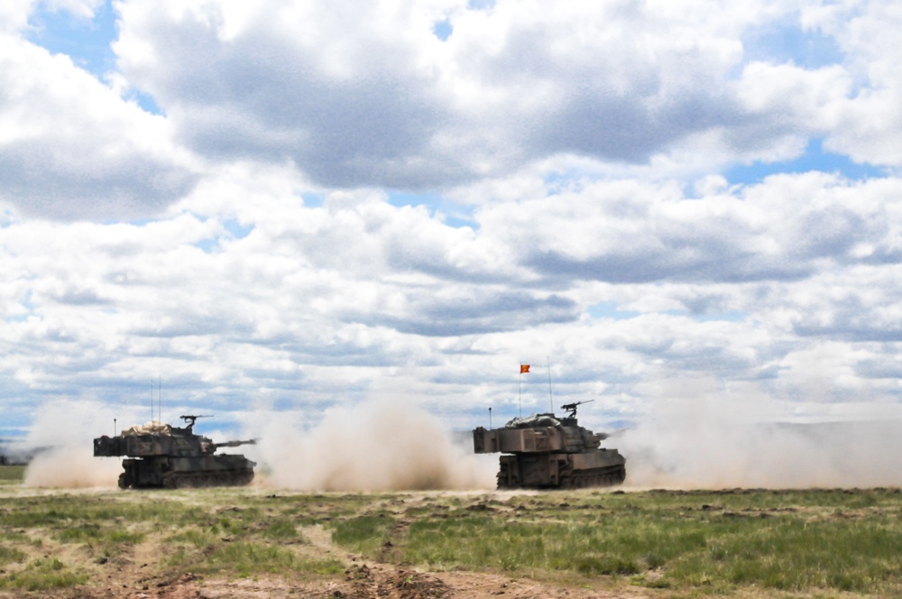 Operation Gunsmoke 2016, 65th Field Artillery Brigade, Camp Guernsey, Wyo.