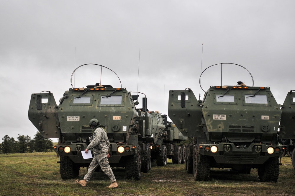 Operation Gunsmoke 2016, 65th Field Artillery Brigade, Camp Guernsey, Wyo.