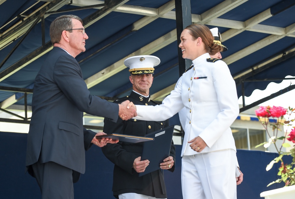 SD provides remarks at the U.S. Naval Academy commencement ceremony, Annapolis, Maryland.