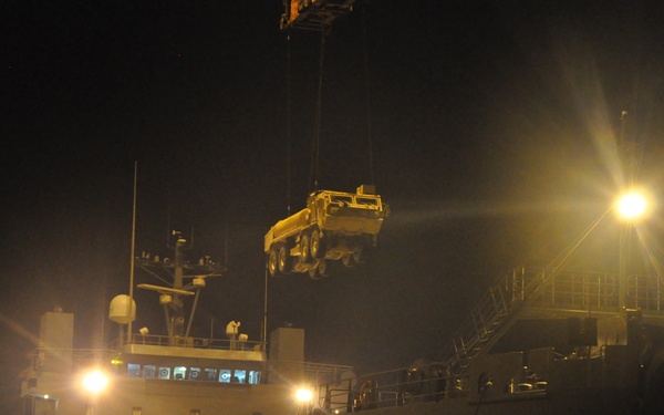Loading operations at night