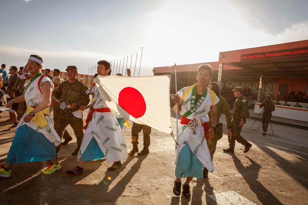 Japan Ground Self-Defense Force performs for Khaan Quest 2016 Culture Night