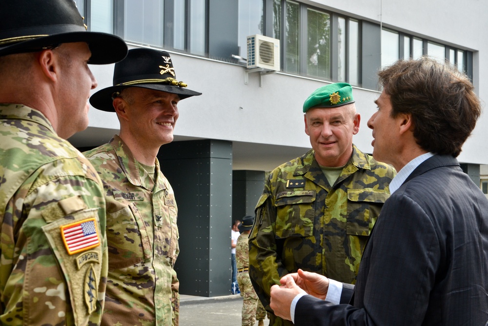 2nd Cavalry Soldiers Stand Tall for Visit from Prime Minister of Czech Republic