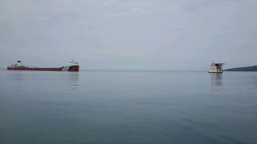 Coast Guard responds to freighter grounding in Whitefish Bay