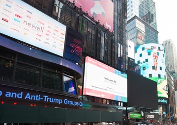 Battle Color Detachment performs at Times Square