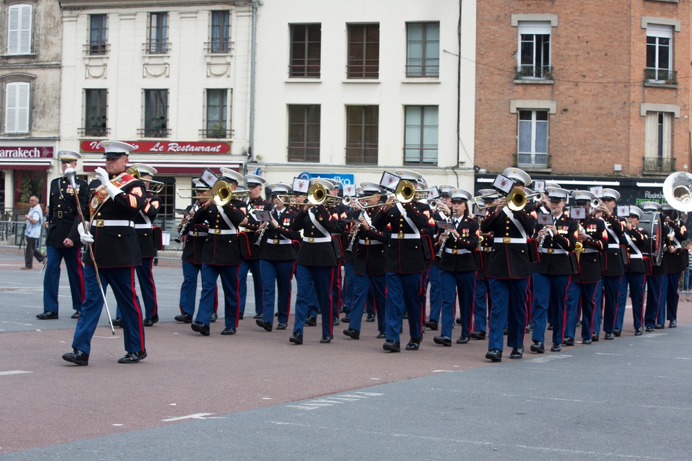 Château-Thierry welcomes 2nd MarDiv band