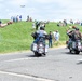 SD give a thumbs up to the Rolling Thunder demonstration ride participants