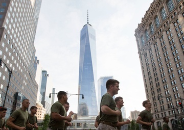 Marines with 24th MEU run for the fallen during Fleet Week