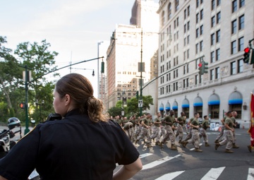 Marines with 24th MEU run for the fallen during Fleet Week