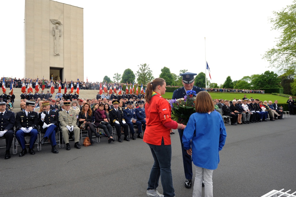 U.S., French honor fallen