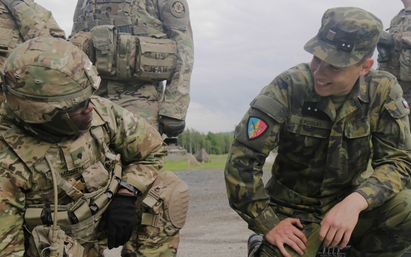 2nd Cavalry Soldiers Train and Stand with Czech Allies