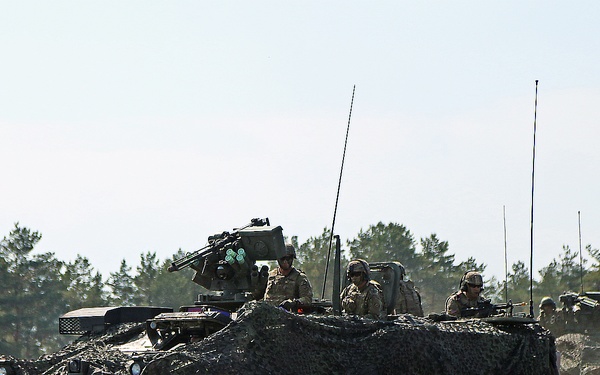 Latvian Battalion anniversary demonstration features cavalry soldiers