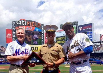 Marine announced as Veteran of the Game at Citi Field