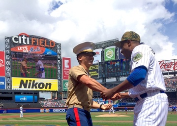 Marine announced as Veteran of the Game at Citi Field