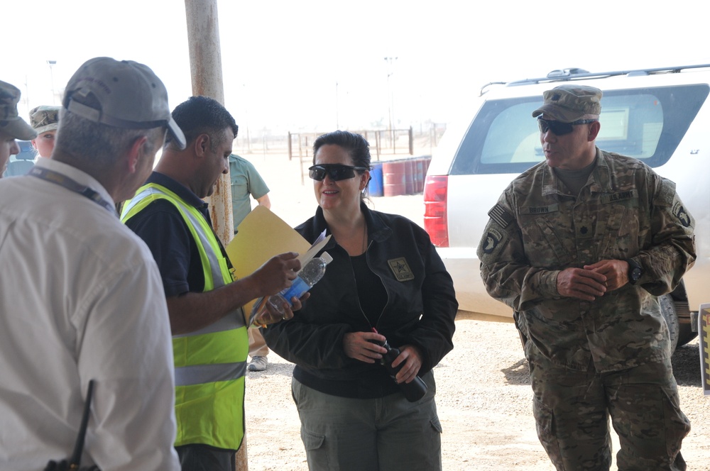 Hon. Katherine Hammock visits Task Force Strike