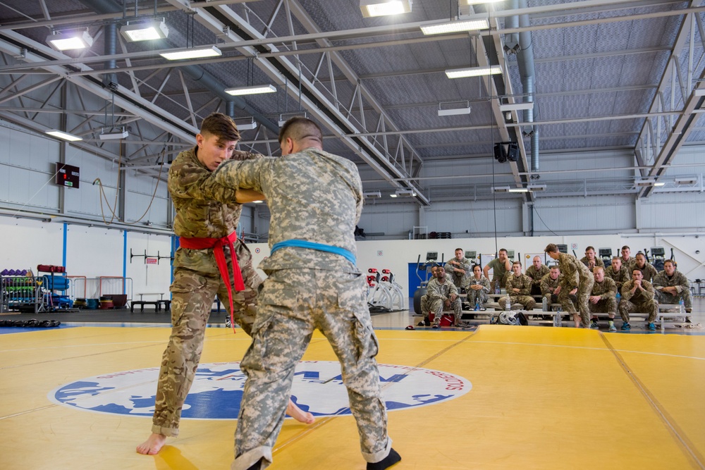 British Soldiers Learn US Combatives Techniques